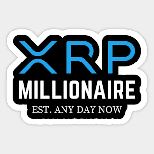 Xrp Cryptocurrency Millionaire Sticker